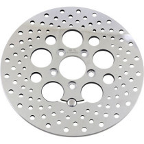 Disque de Frein Arrière Drilled - 11,8" - Harley Davidson Touring à partir de 2008 - inox poli