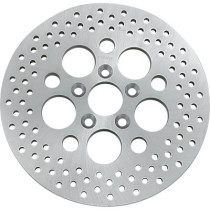 Disque de Frein Arrière Drilled - 11,8" - Harley Davidson Touring de 1981 à 1985  - inox poli