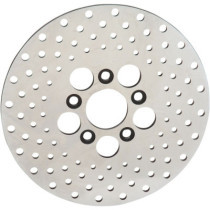Disque de Frein Avant/Arrière Drilled - 10" (254mm) - Harley Davidson Big Twin de 1972 à 1984 - inox