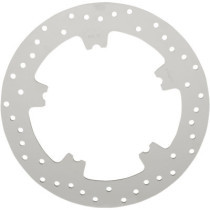 Disque de Frein Avant Drilled - 11,8" (300mm) - Dyna, V Rod de 2006 à 2017 - inox poli