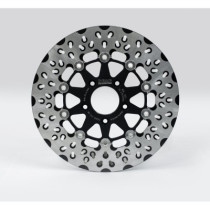 Disque Frein Avant Flot. - FTK - 11,5" - Dyna 2000/2005, Softail 2000/2014, Touring 2000/2007, Sportster 2000/2012 - inox/noir
