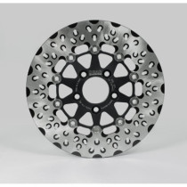Disque de Frein Arrière - série FTK - 11,5" - Dyna 2000/2007, Softail, Touring à partir de 2000, Sportster 2000/2010 - inox/noir