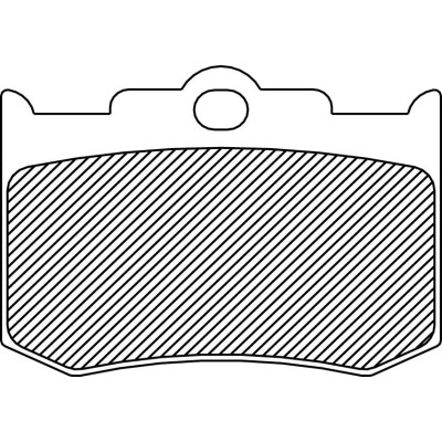 Plaquettes de frein pour étriers de frein Performance Machine - 125x4R - organique