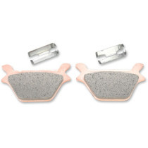 Plaquettes de frein arrière - pour HD Dyna, FXR, Softail, Sportster, Buell de 1987 à 1999 - métal fritté