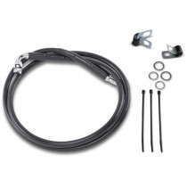 Kit durite frein avant - sans ABS - pour HD FXR 1988/1994, FXD 1995/1999, Sportster 1988/2013 - noir