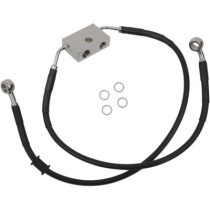 Durite frein avant allongée + 2" - ABS - pour HD XL 1200X à partir de 2014 - noir