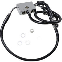 Durite frein avant allongée + 6" - ABS - pour HD XL 1200X à partir de 2014 - noir