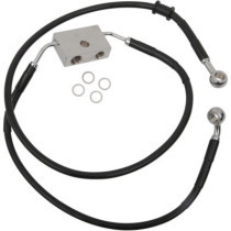 Durite frein avant allongée + 10" - ABS - pour HD XL 1200X à partir de 2014 - noir