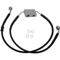 Durite frein avant allongée + 4" - ABS - pour HD XL 1200C à partir de 2014 - noir