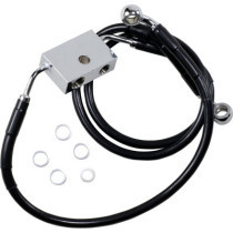 Durite frein avant allongée + 8" - ABS - pour HD XL 1200C à partir de 2014 - noir