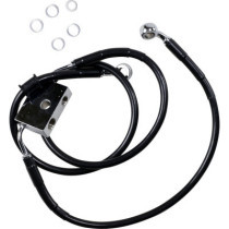 Durite frein avant allongée + 10" - ABS - pour HD XL 1200C à partir de 2014 - noir