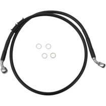 Durite frein avant allongée + 4" - pour HD XL 883L, XL 1200T à partir de 2014 - noir