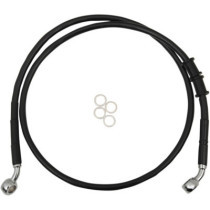 Durite frein avant allongée + 4" - pour HD Sportster à partir de 2014 - noir
