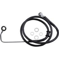 Durite frein avant allongée + 8" - pour HD Softail de 2015 à 2017 - noir