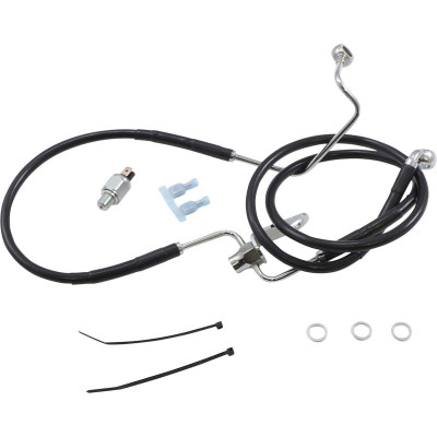Kit durite frein arrière allongée + 3" - sans ABS - noir