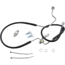 Kit durite frein arrière allongée + 3" - ABS - noir
