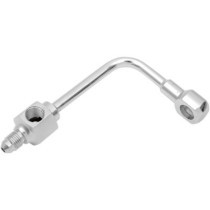 Raccord Banjo avec connection de commutateur de frein - 3/8"- 35° - AN-3 - mâle - chromé