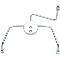 Répartiteur durite de frein avant - pour Large Wide Glide - AN-3 - mâle - chromé
