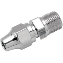 Raccord durite de frein - 1/8" - mâle - chromé