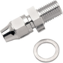 Raccord Union - durite de frein - 3/8"-24 - mâle - chromé