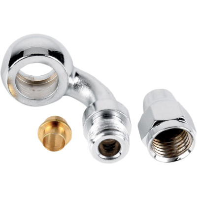 Raccord Banjo universel - 3/8"- 10 MM - 35° - chromé