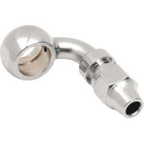 Raccord Banjo universel -  7/16"- 90° - chromé