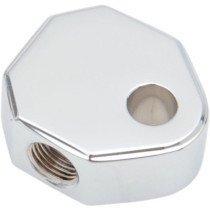 Répartiteur de durite de frein - Raccord en T -  3 X 1/8" NPT - chromé