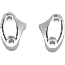 Pontets pour riser pour guidon de 1" - pour HD Big Twin, Sportster XL à partir de 1973 - chromé