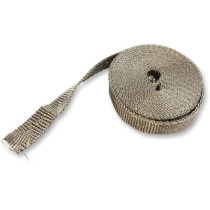 Bande thermique d'échappement - Haute résistance - L 7,6m - l 2,54 cm - basalte tissé - bronze
