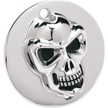 Cache allumage Skull 3D - pour Harley Davidson Sportster XL de 1986 à 2003 - chromé