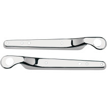 Sabres de garde-boue arrière - pour Harley Davidson Sportster XL de 1994 à 2003 - chromé