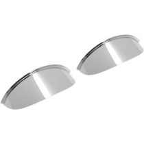 Visières pour phare et feux additionnels - 4,5" - chromé