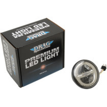 Phare à led Premium - type réflecteur - 5,75" - chromé