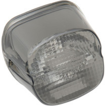 Cabochon de feu arrière Laydown - éclairage de plaque inférieur - pour Harley Davidson à partir de 2003 - fumé