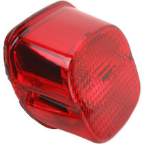 Cabochon de feu arrière Laydown - éclairage de plaque inférieur - pour Harley Davidson à partir de 2003 - rouge