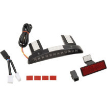 Kit feu arrière à led - circulation/stop - Half Moon - HD Sportster XL à partir de 2014 - fumé