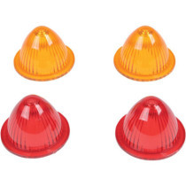 Kit lentilles feux de position - Mini Rétro - orange/rouge