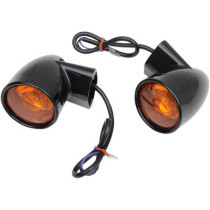 Clignotants arrière - verre orange - HD Touring à partir de 1999 - noir