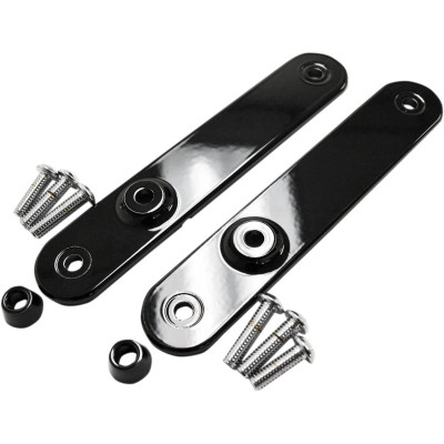 Kit déports de clignotants - pour Harley Davidson Touring de 1996 à 2013 - noir