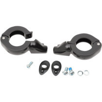 Colliers de déport clignotant avant - pour fourche - Diam. 41 mm - noir