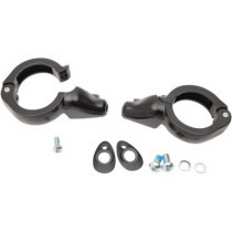 Colliers de déport clignotant avant - pour fourche - Diam. 49 mm - noir