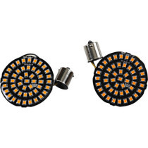 Inserts de clignotants à led arrière - Bullet - simple filament - ambre