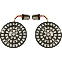 Inserts de clignotants à led arrière - Bullet - double filament - rouge