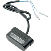 Éclairage à led support de plaque d'immatriculation - noir