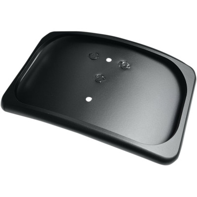 Support de plaque d'immatriculation - Small Radius - horizontal - noir mat