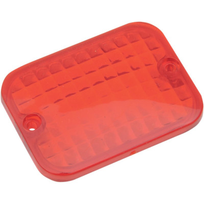 Verre de remplacement - pour feu Marker rectangulaire - rouge