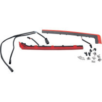 Inserts d'éclairage à led pour Tour Pak - pour Harley Davidson Touring à partir de 2014 - rouge