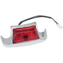 Pare-choc - garde-boue arrière + feu verre rouge - Harley Davidson Touring de 1999 à 2008 - chromé
