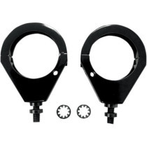 Colliers de déport pour fourche - Diam. 41 mm - noir rainuré
