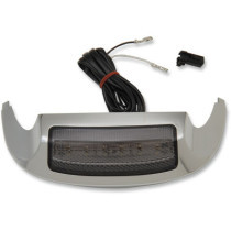 Pare-choc de garde-boue avant + feu à led fumé - pour Harley DavidsonTouring à partir de 2014 - chromé